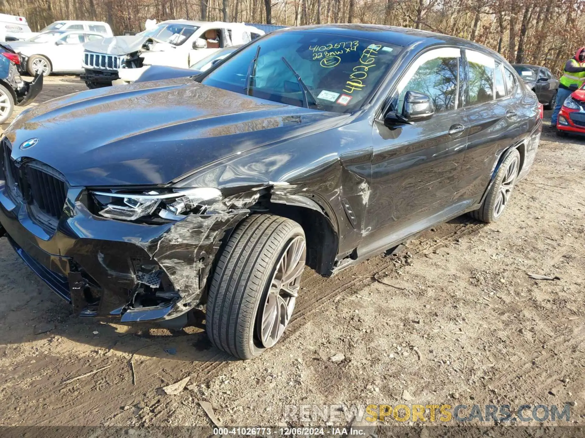 6 fotografías del automóvil dañado 5UX33DT01N9K62795 BMW X4 2022