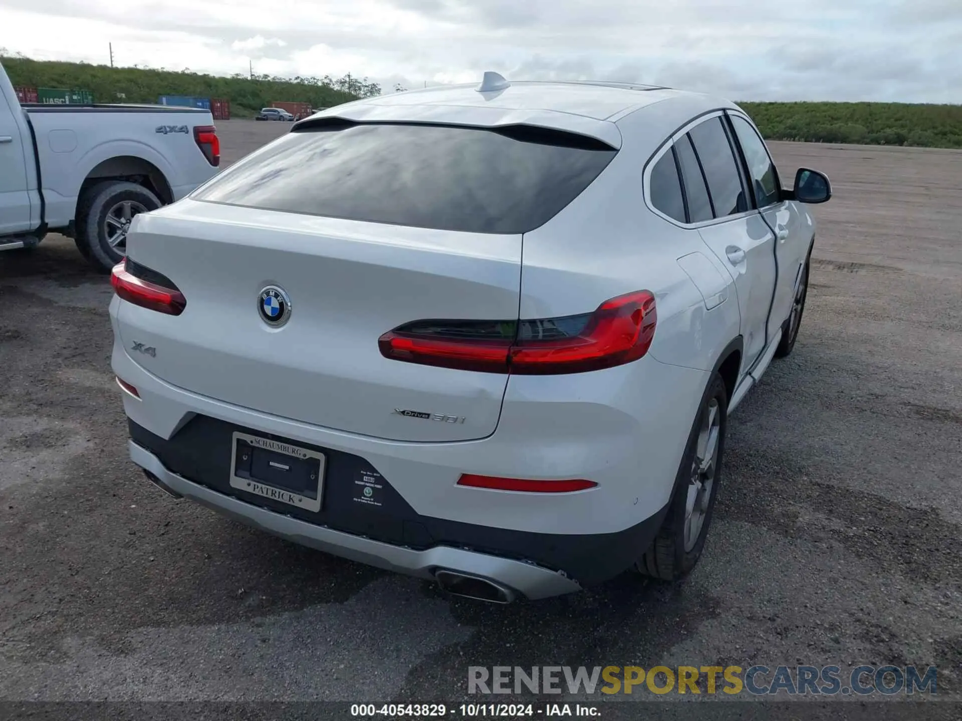 4 fotografías del automóvil dañado 5UX33DT04N9L03288 BMW X4 2022