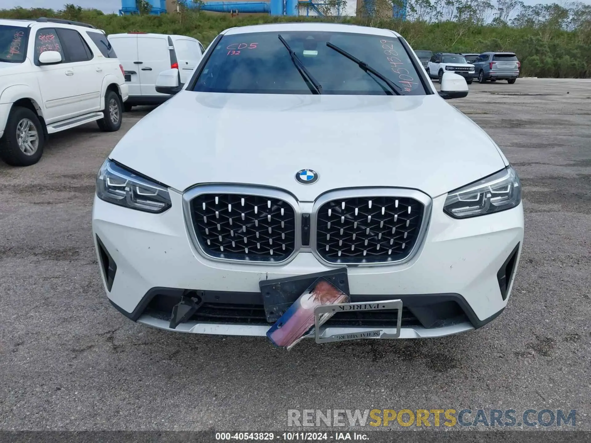 6 fotografías del automóvil dañado 5UX33DT04N9L03288 BMW X4 2022