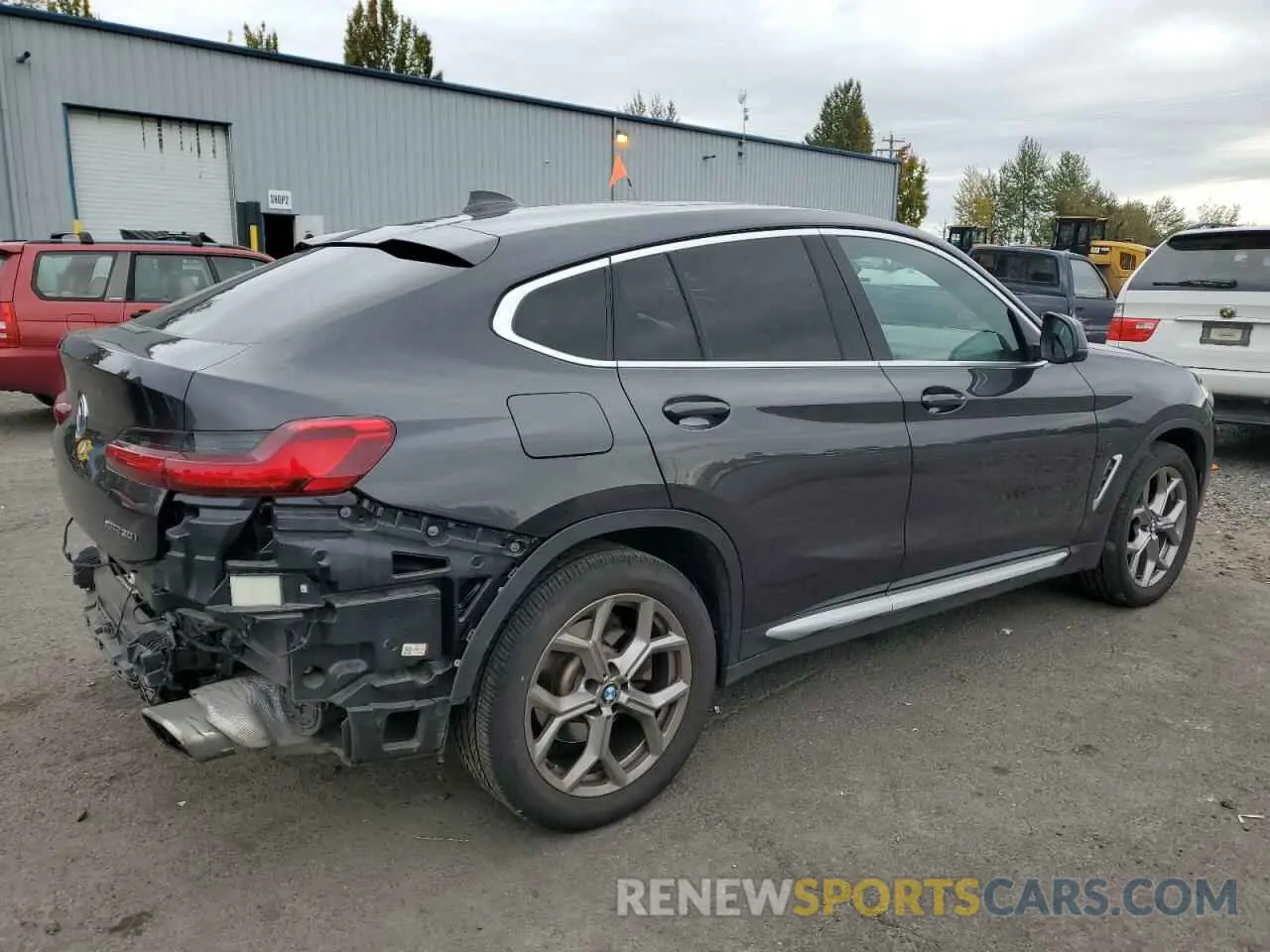 3 fotografías del automóvil dañado 5UX33DT05N9K21683 BMW X4 2022