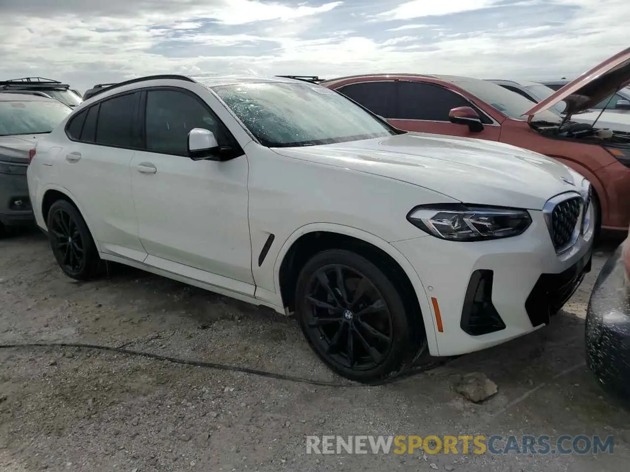 4 fotografías del automóvil dañado 5UX33DT08N9K73406 BMW X4 2022