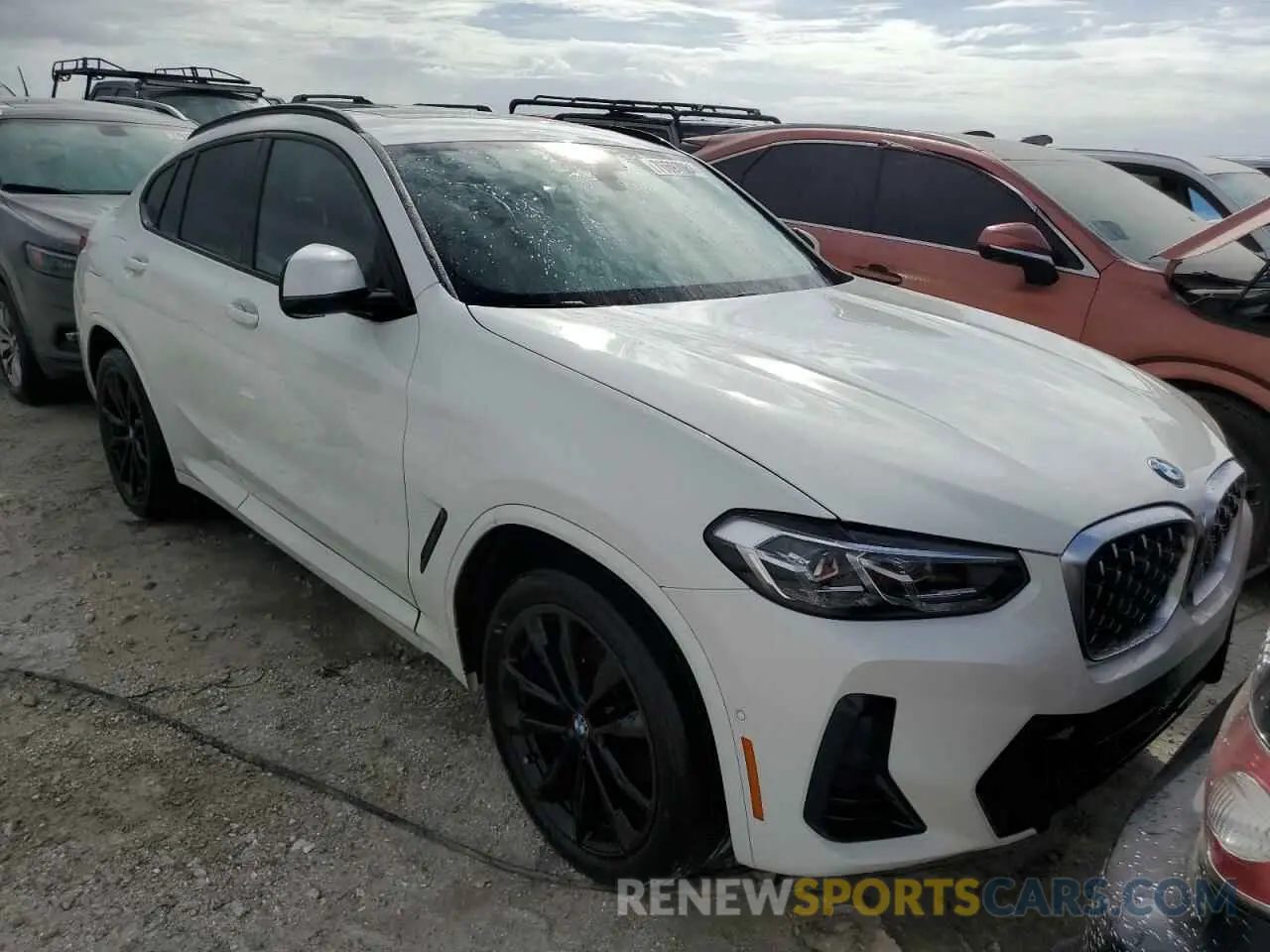 5 fotografías del automóvil dañado 5UX33DT08N9K73406 BMW X4 2022