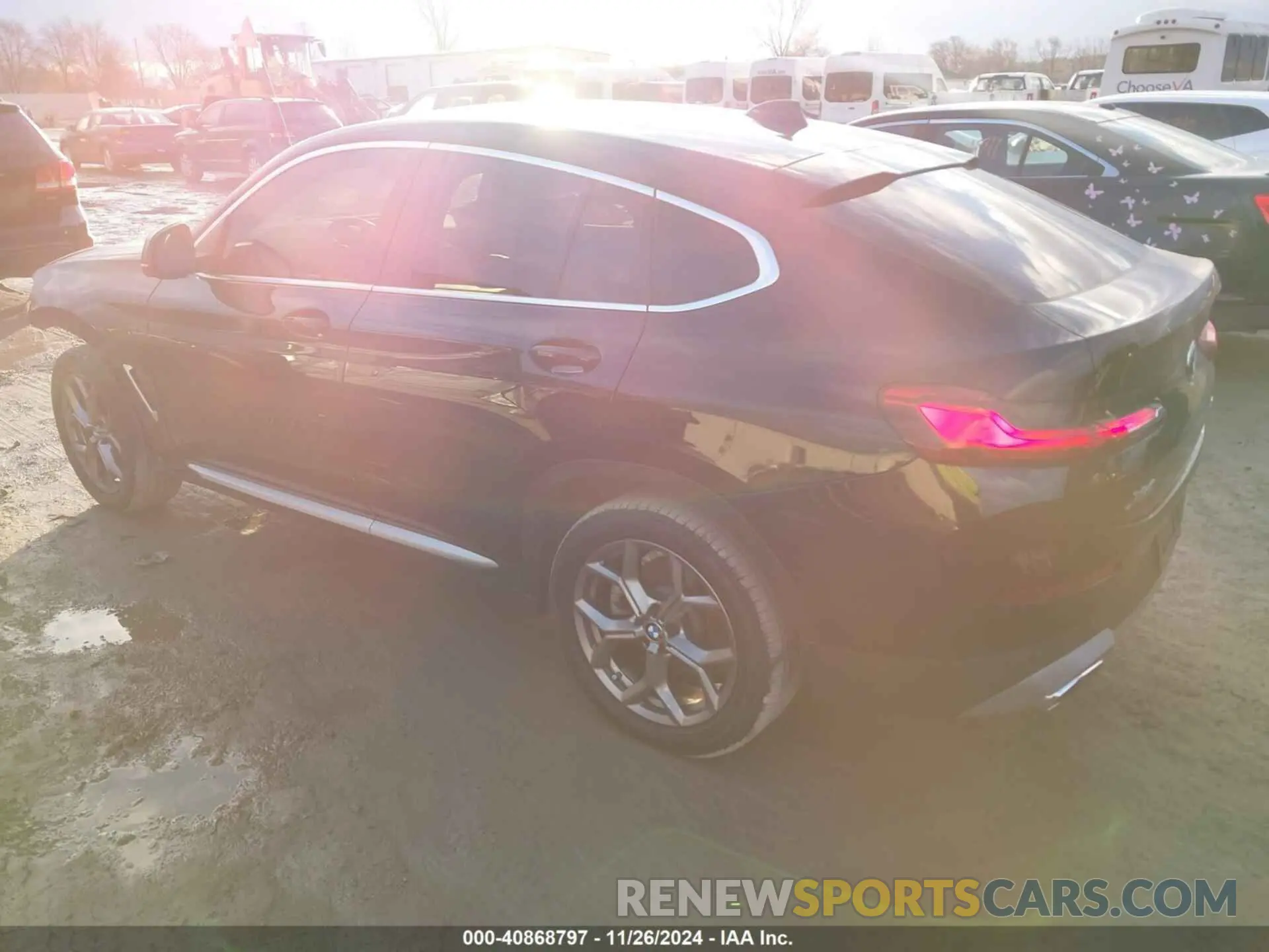 3 fotografías del automóvil dañado 5UX33DT09N9J72309 BMW X4 2022