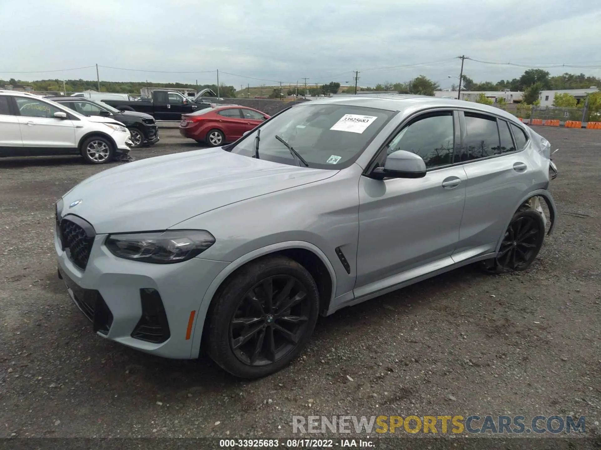 2 fotografías del automóvil dañado 5UX33DT0XN9J07565 BMW X4 2022