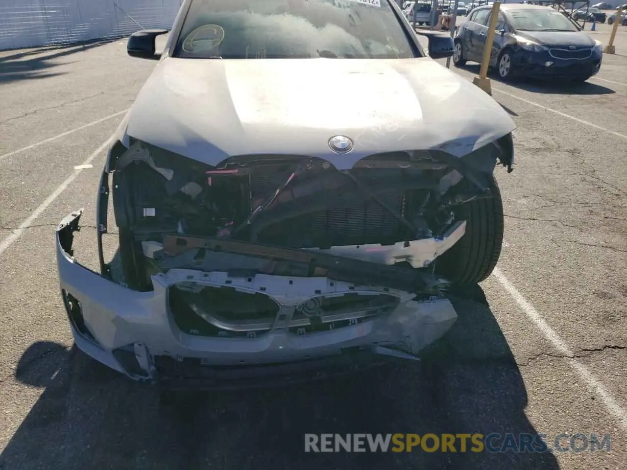 9 fotografías del automóvil dañado 5UX43DT04N9K97349 BMW X4 2022