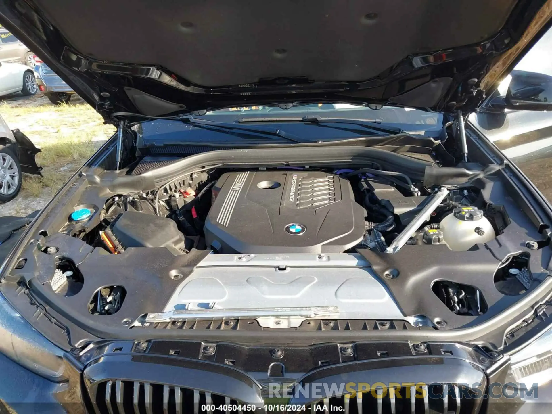 10 fotografías del automóvil dañado 5UX43DT07N9K41549 BMW X4 2022