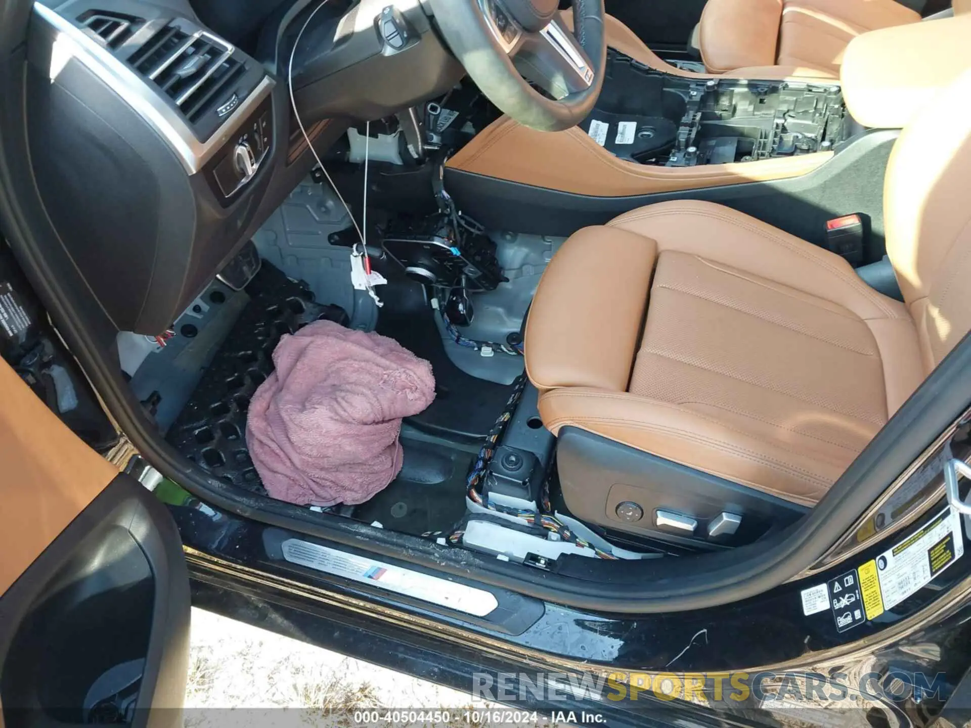 6 fotografías del automóvil dañado 5UX43DT07N9K41549 BMW X4 2022