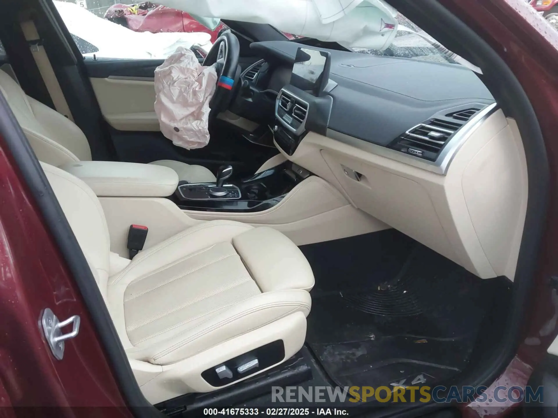 5 fotografías del automóvil dañado 5UX43DT09N9J96761 BMW X4 2022