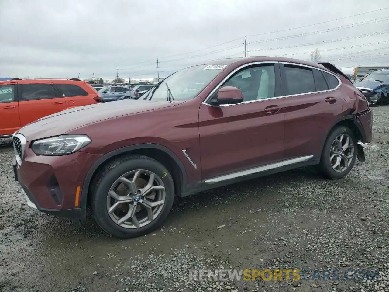 1 fotografías del automóvil dañado 5UX33DT03P9P62444 BMW X4 2023