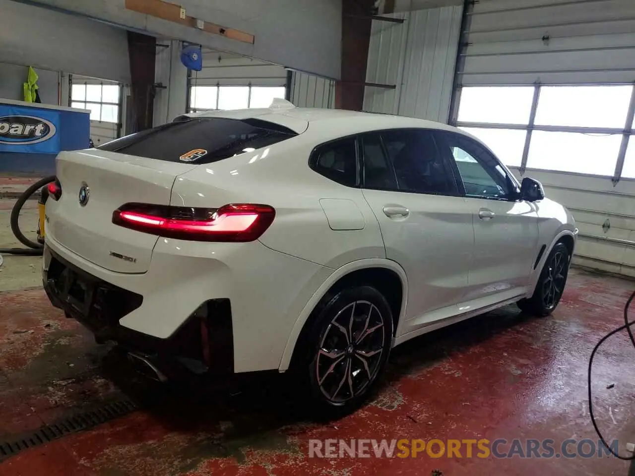 3 fotografías del automóvil dañado 5UX33DT07P9P12954 BMW X4 2023