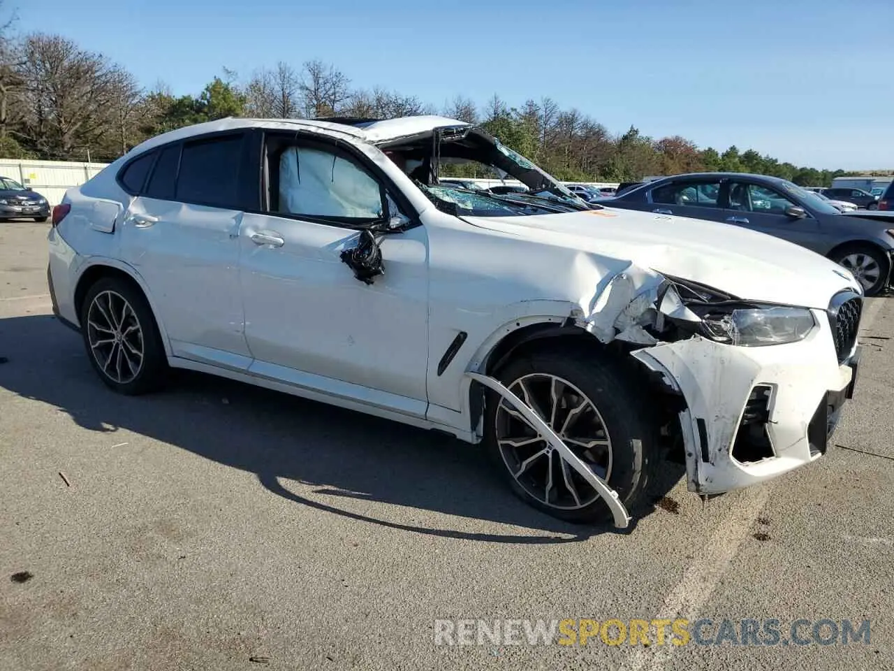 4 fotografías del automóvil dañado 5UX33DT08P9R08076 BMW X4 2023