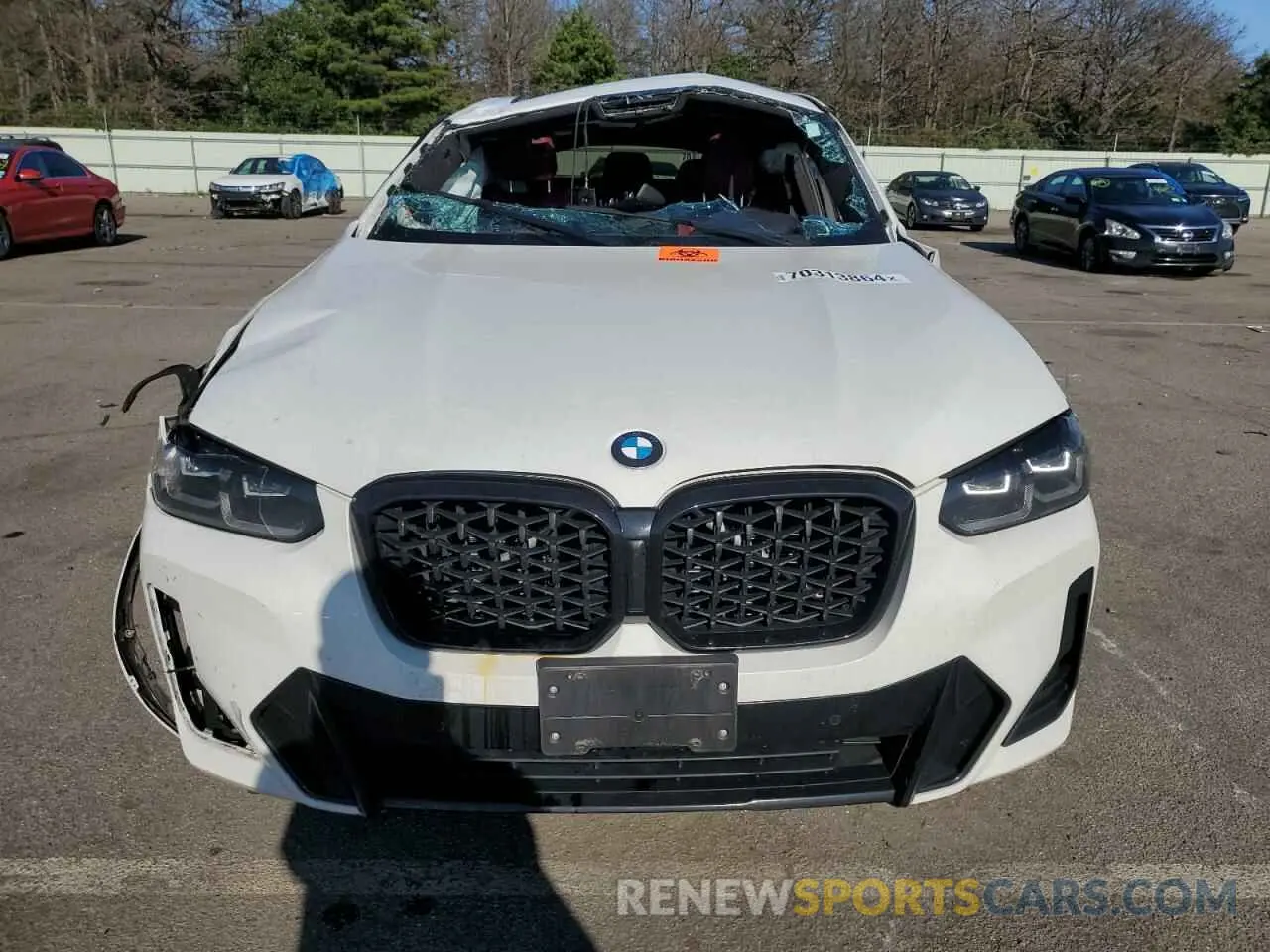 5 fotografías del automóvil dañado 5UX33DT08P9R08076 BMW X4 2023