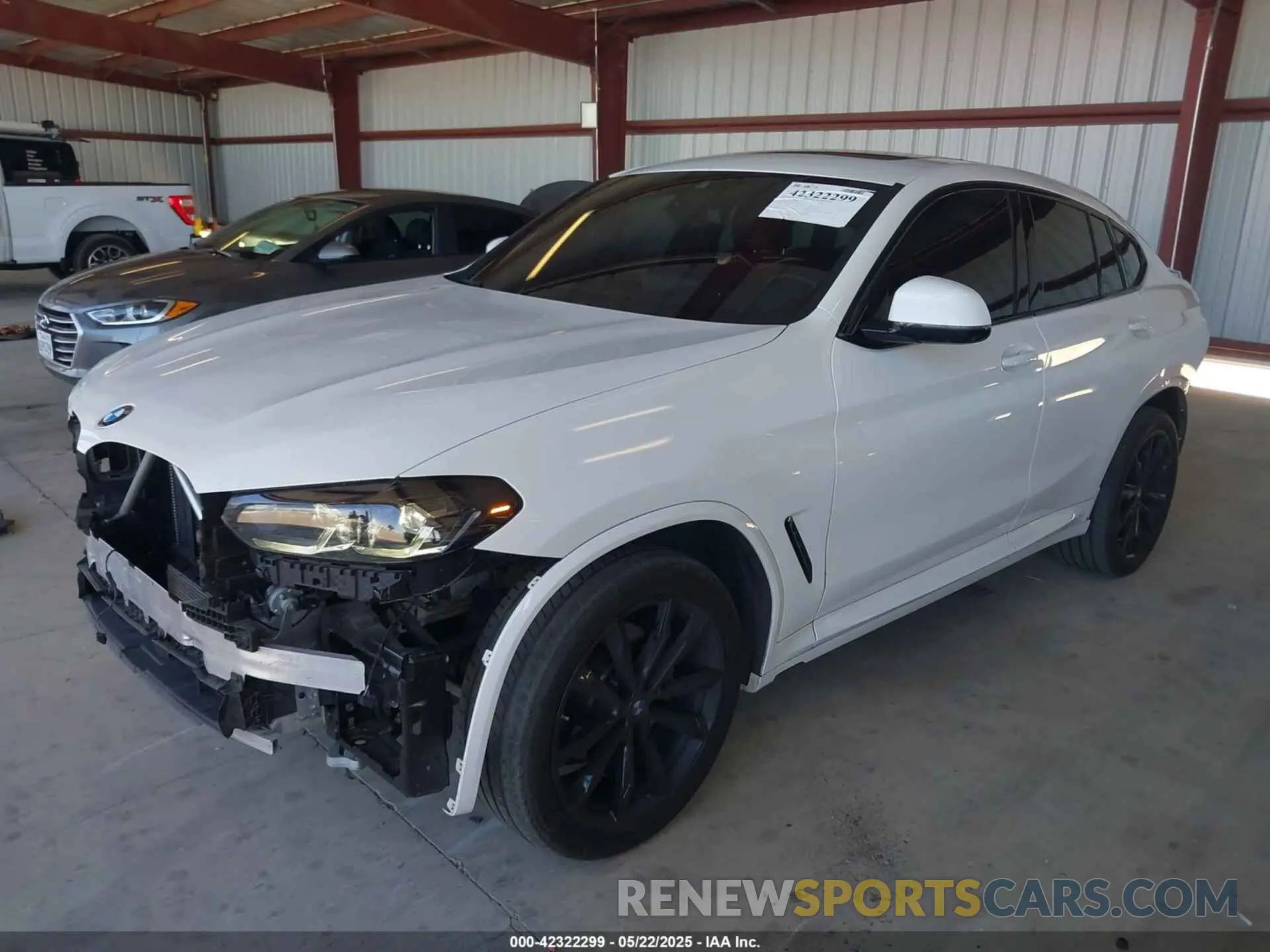 2 fotografías del automóvil dañado 5UX33DT00R9U63349 BMW X4 2024