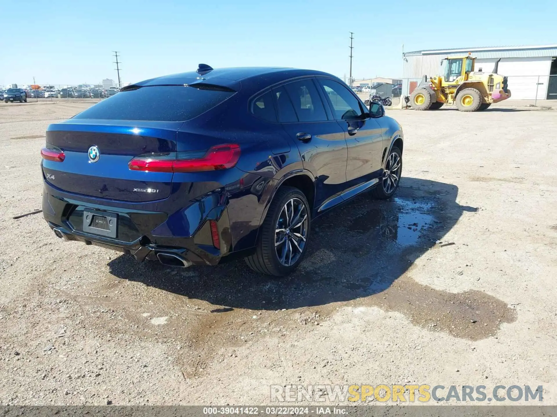 4 fotografías del automóvil dañado 5UX33DT07R9U33670 BMW X4 2024