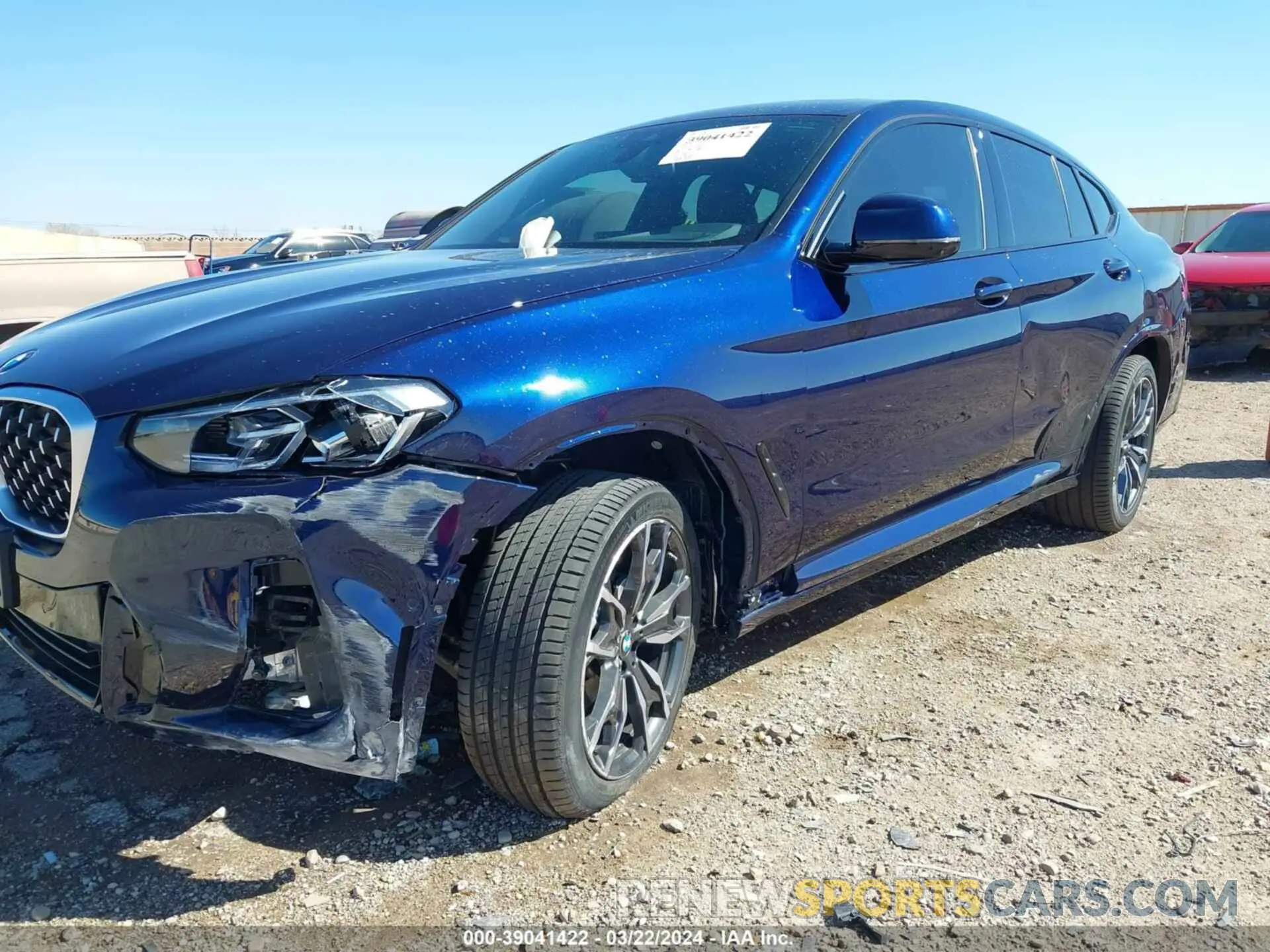 6 fotografías del automóvil dañado 5UX33DT07R9U33670 BMW X4 2024