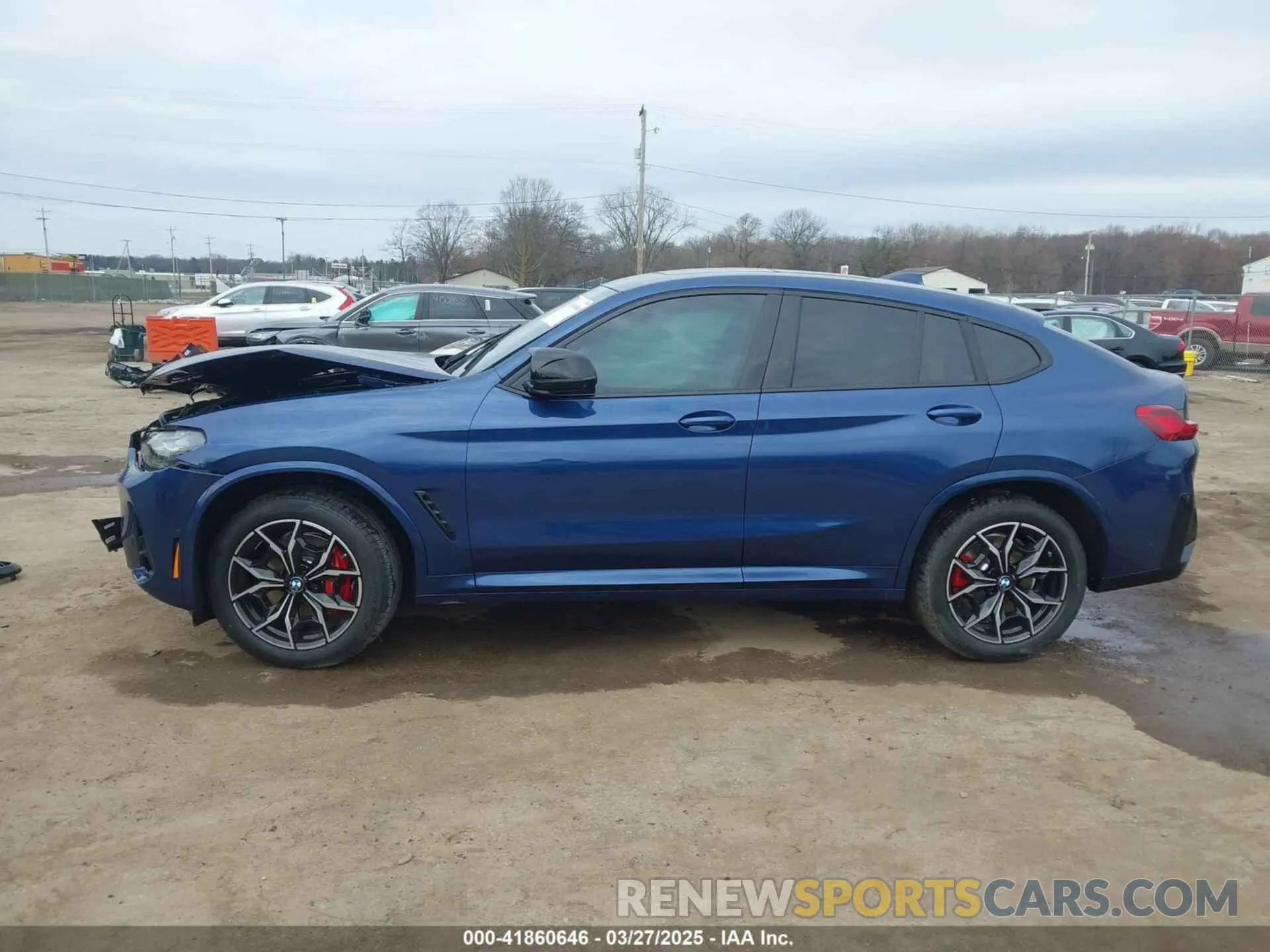 15 fotografías del automóvil dañado 5UX43DT06S9Y74216 BMW X4 2025