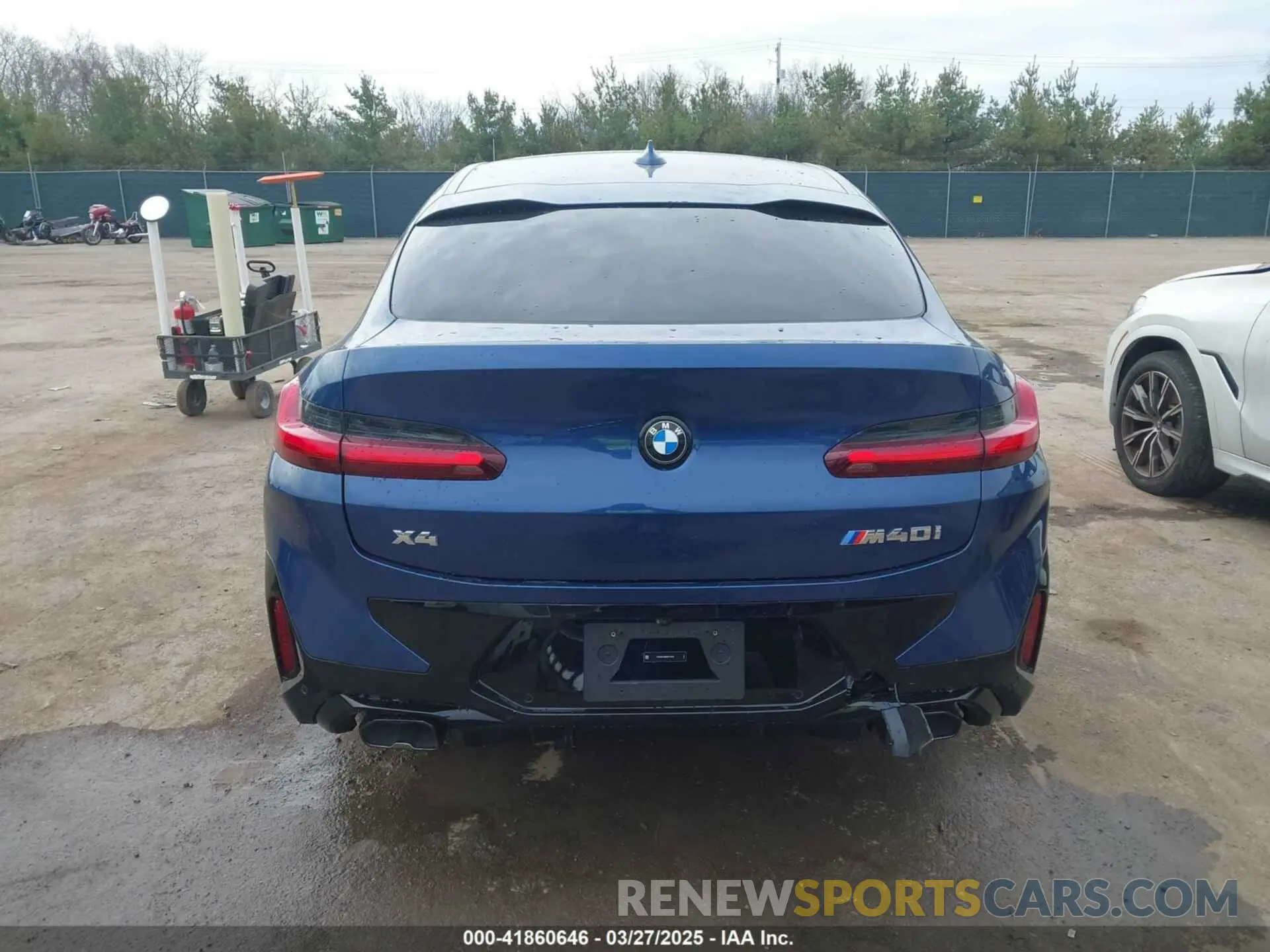 17 fotografías del automóvil dañado 5UX43DT06S9Y74216 BMW X4 2025