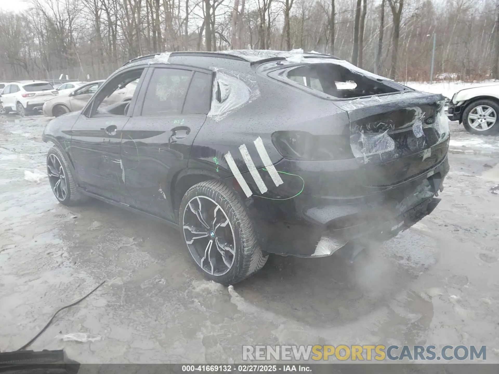 3 fotografías del automóvil dañado 5YMUJ0C01LLU67190 BMW X4 M 2020