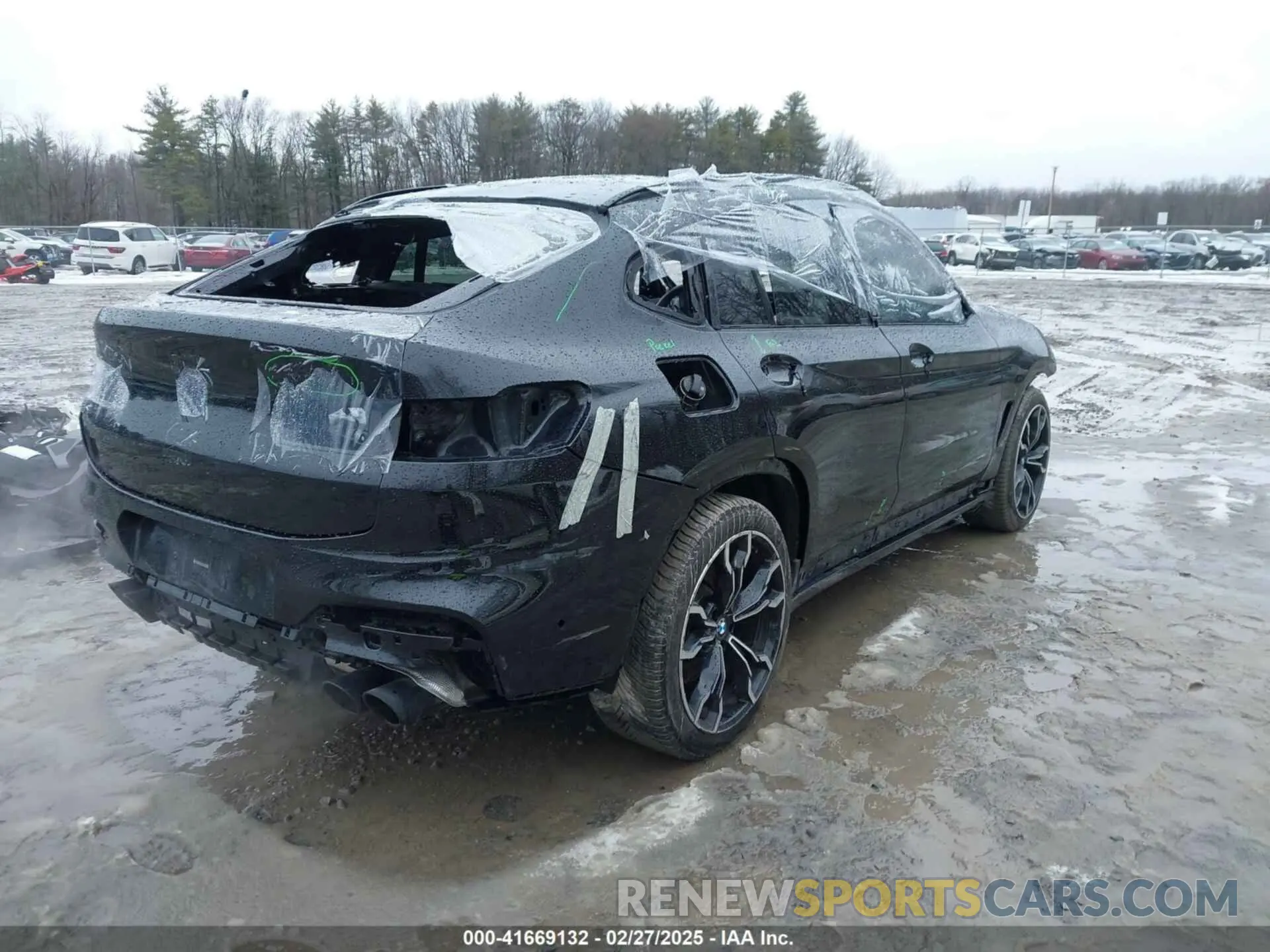 4 fotografías del automóvil dañado 5YMUJ0C01LLU67190 BMW X4 M 2020