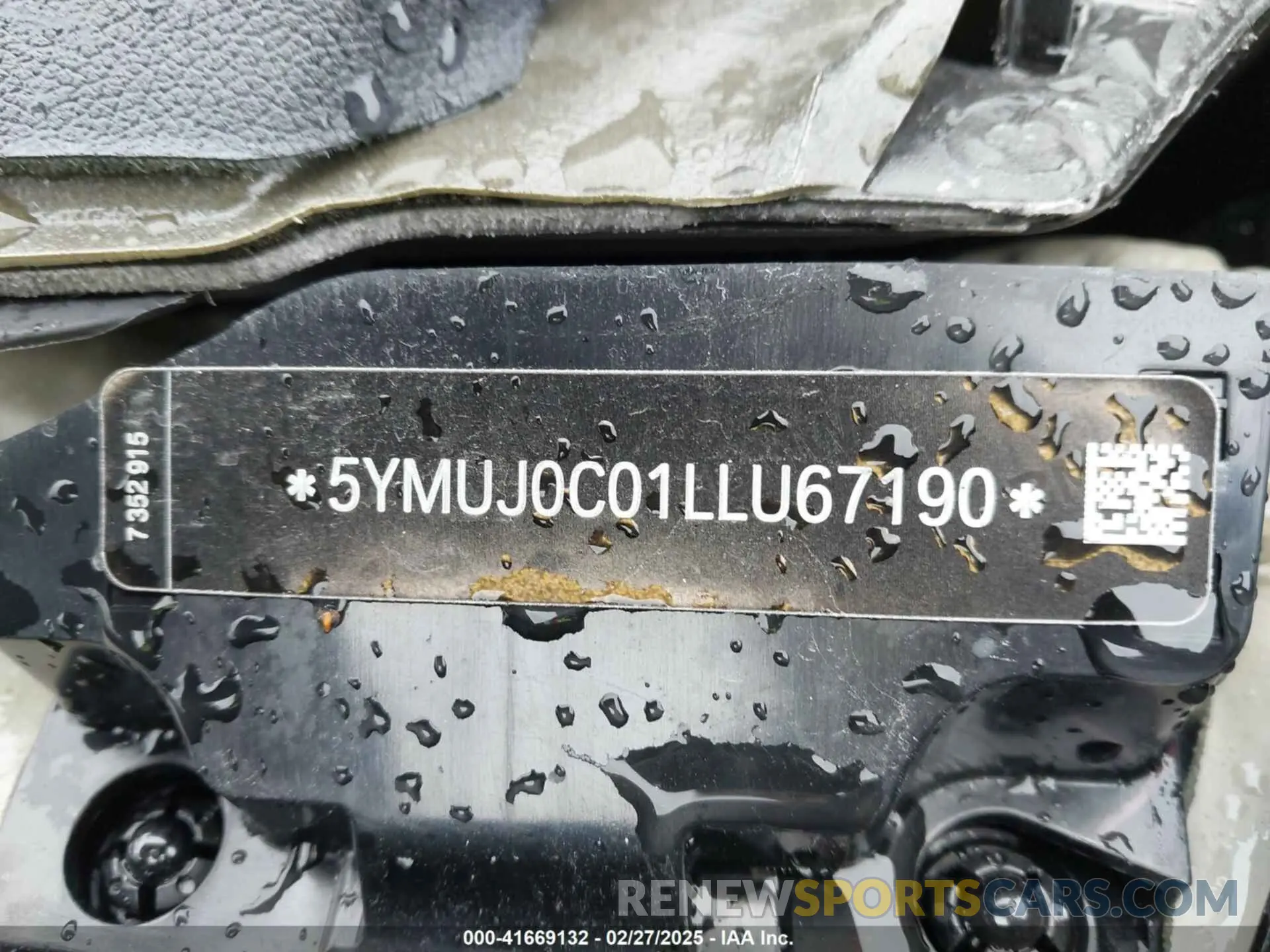 9 fotografías del automóvil dañado 5YMUJ0C01LLU67190 BMW X4 M 2020