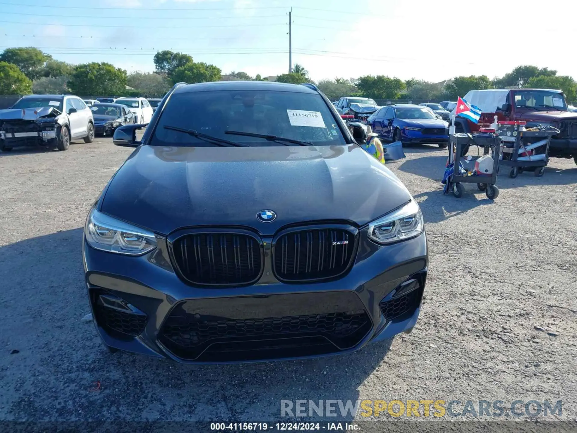12 fotografías del automóvil dañado 5YMUJ0C04L9C62575 BMW X4 M 2020
