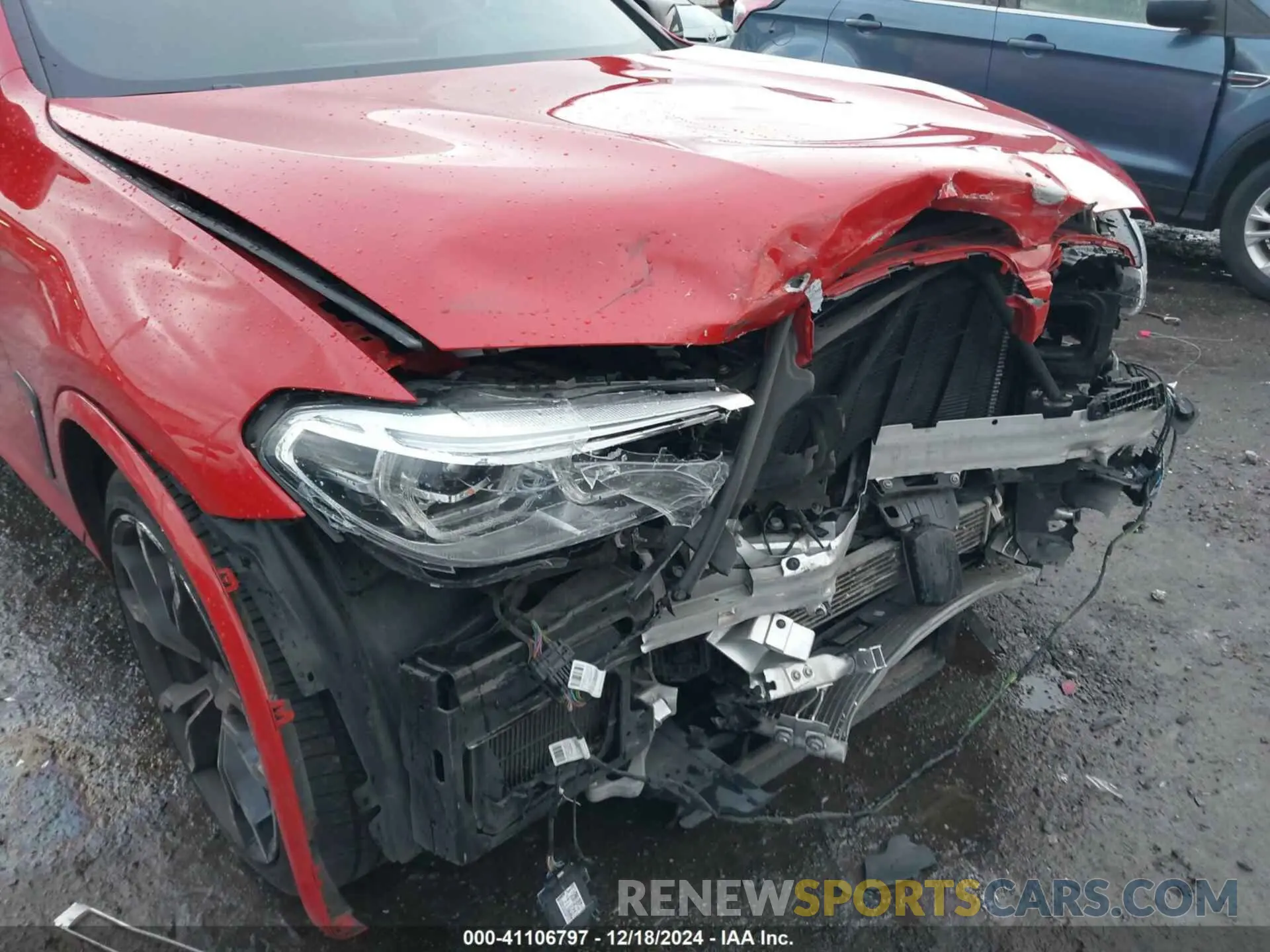 6 fotografías del automóvil dañado 5YMUJ0C08L9C88287 BMW X4 M 2020