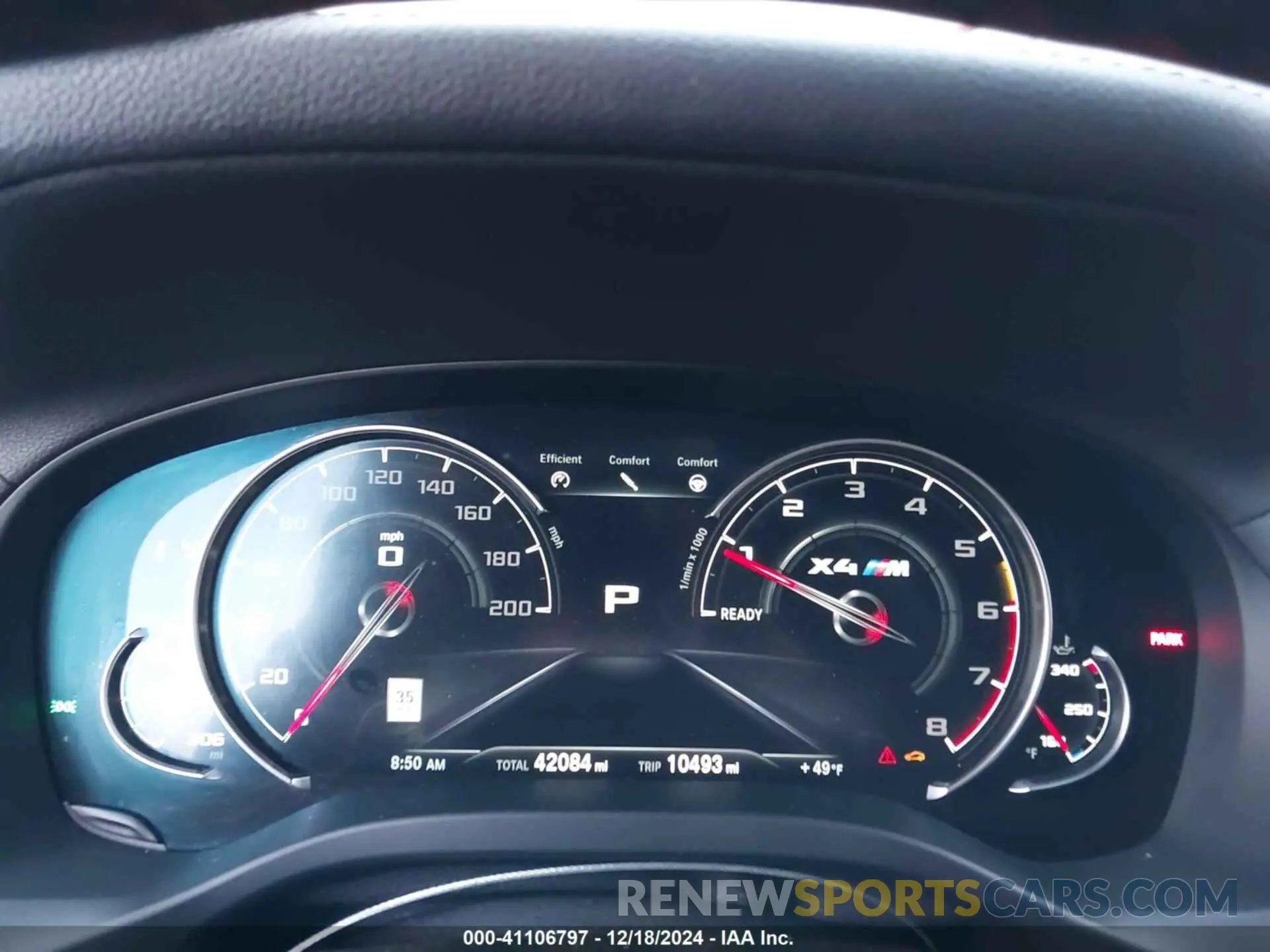 7 fotografías del automóvil dañado 5YMUJ0C08L9C88287 BMW X4 M 2020