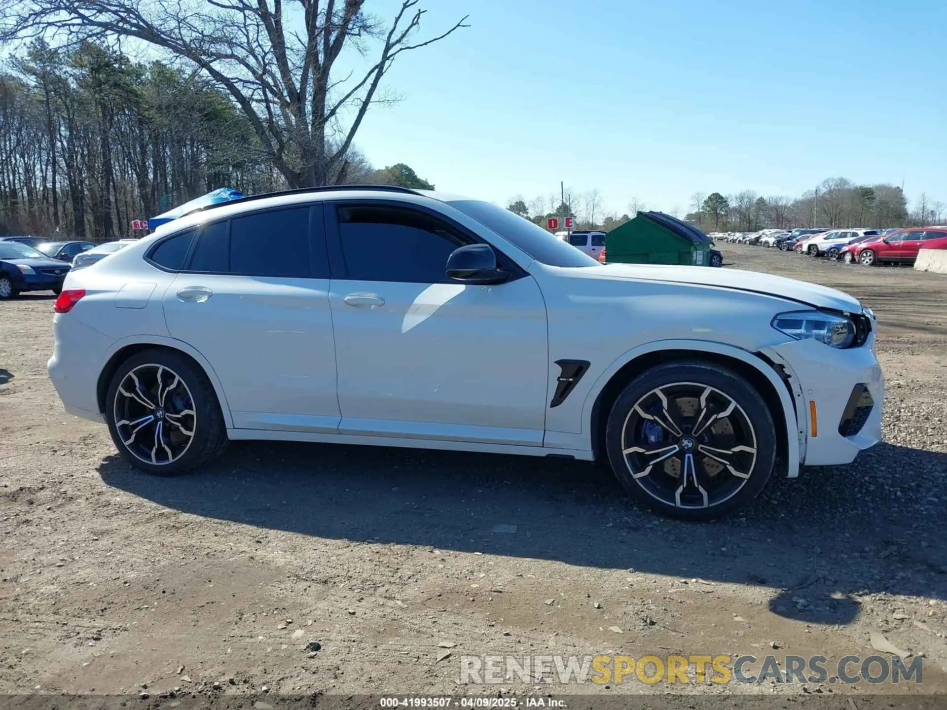 13 fotografías del automóvil dañado 5YMUJ0C03M9G98657 BMW X4 M 2021