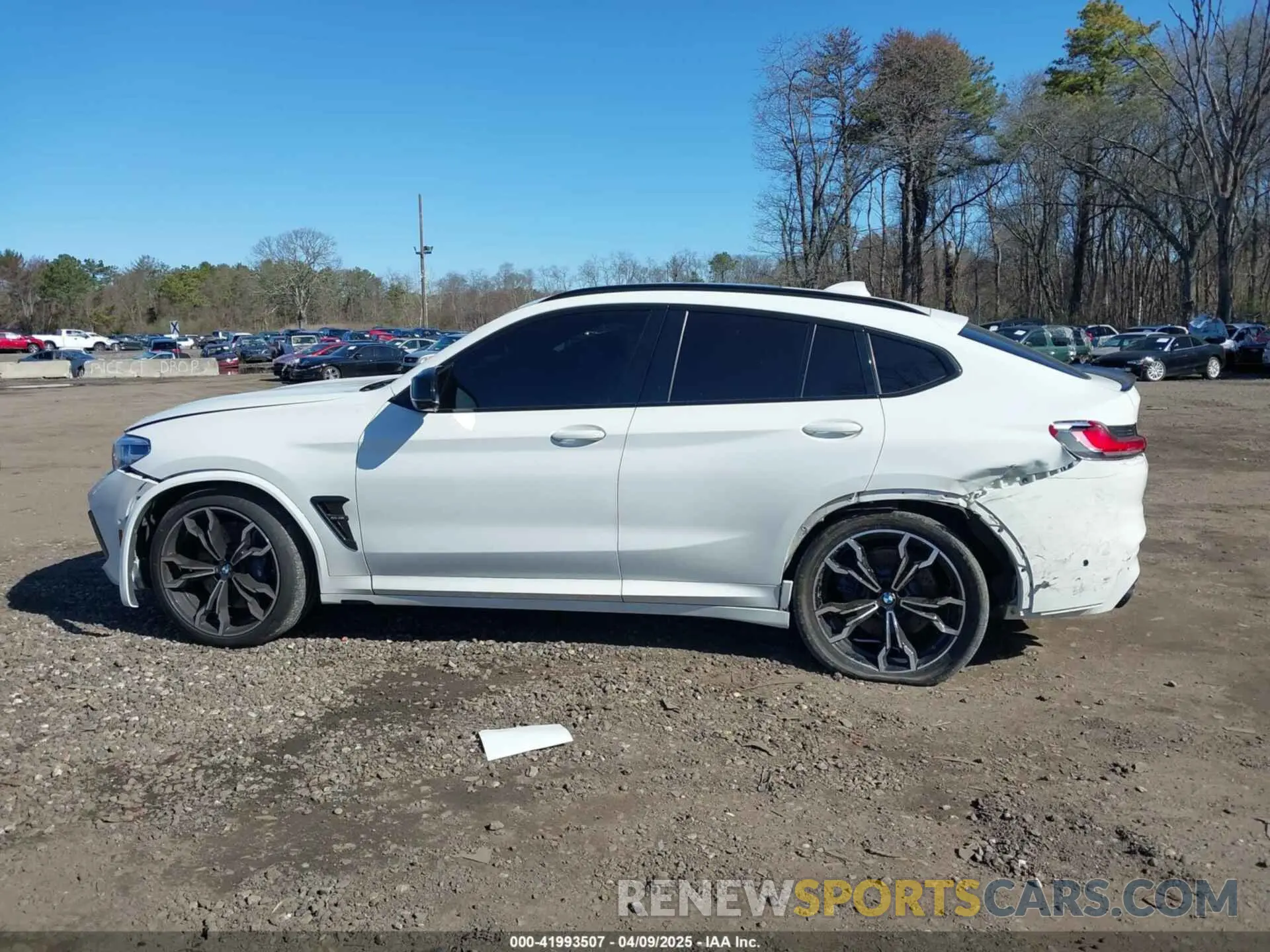 14 fotografías del automóvil dañado 5YMUJ0C03M9G98657 BMW X4 M 2021