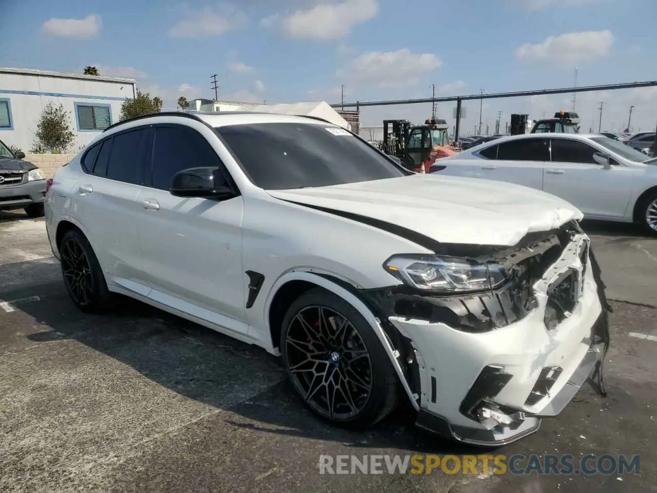 4 fotografías del automóvil dañado 5YM23EC01N9J82231 BMW X4 M 2022