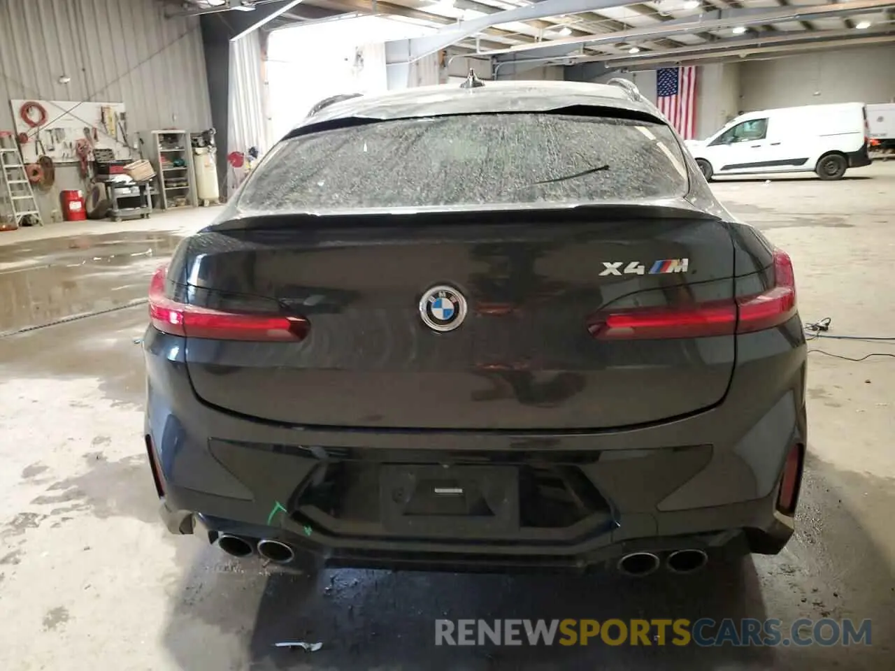 6 fotografías del automóvil dañado 5YM23EC05N9J23246 BMW X4 M 2022