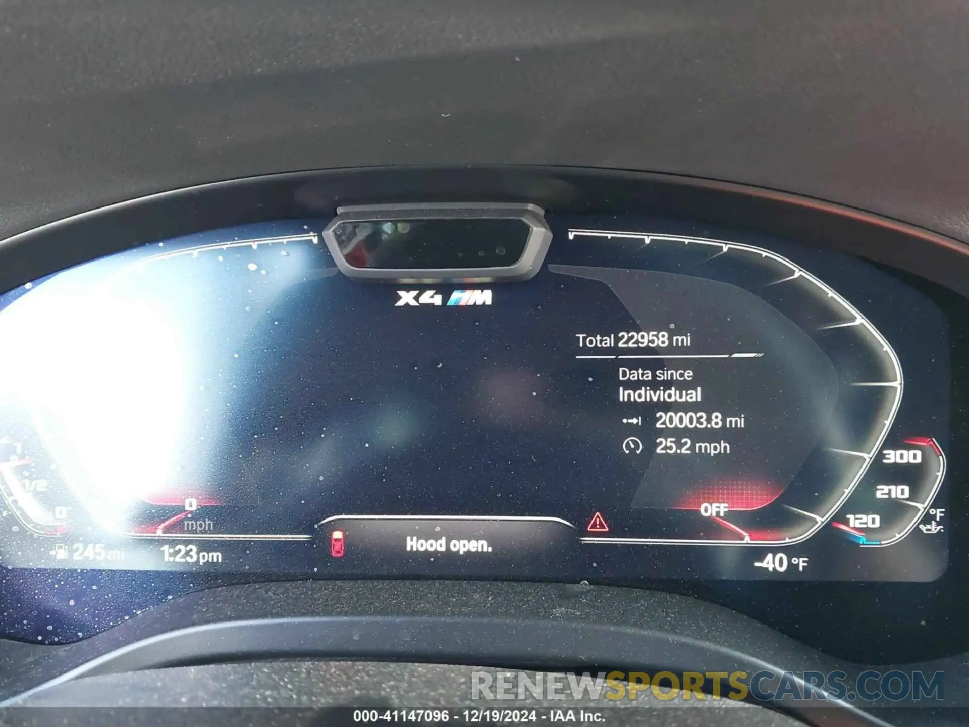 7 fotografías del automóvil dañado 5YM23EC0XP9P23425 BMW X4 M 2023