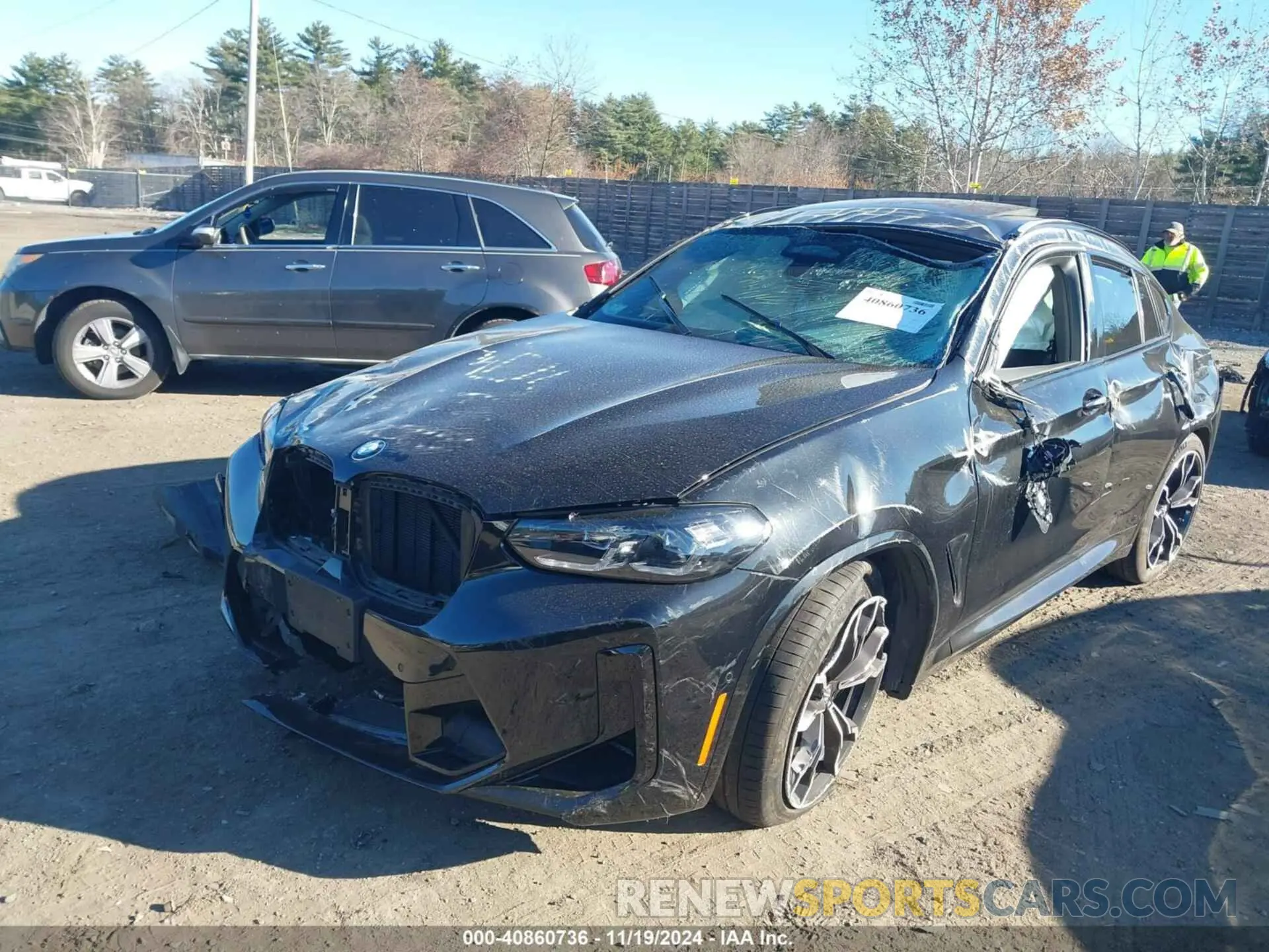 2 fotografías del automóvil dañado 5YM23EC09R9W45738 BMW X4 M 2024
