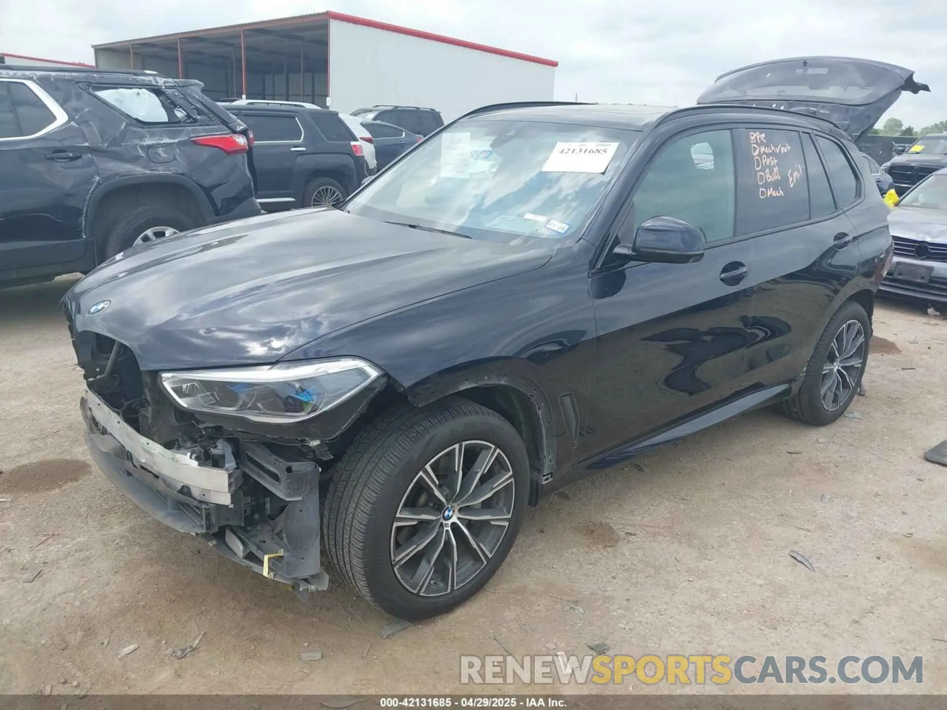 2 fotografías del automóvil dañado 5UXCR6C51KLL22840 BMW X5 2019