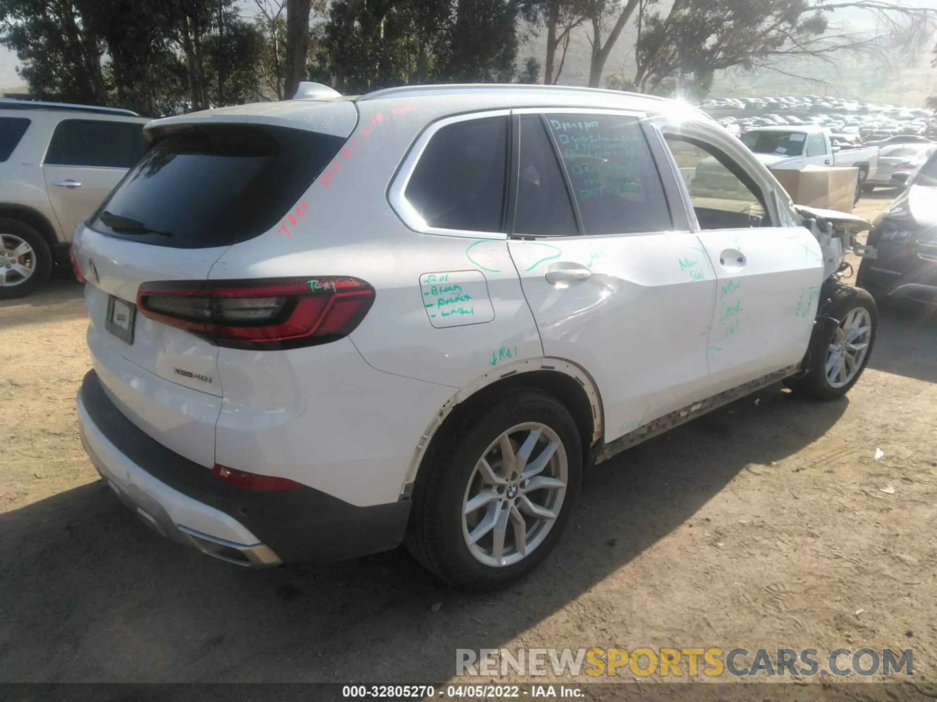 4 fotografías del automóvil dañado 5UXCR6C52KLK85412 BMW X5 2019