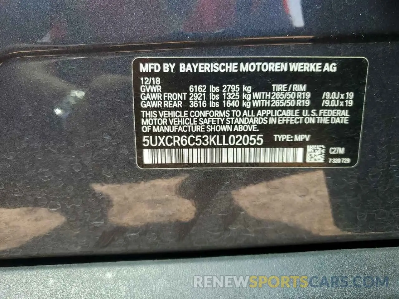 13 fotografías del automóvil dañado 5UXCR6C53KLL02055 BMW X5 2019