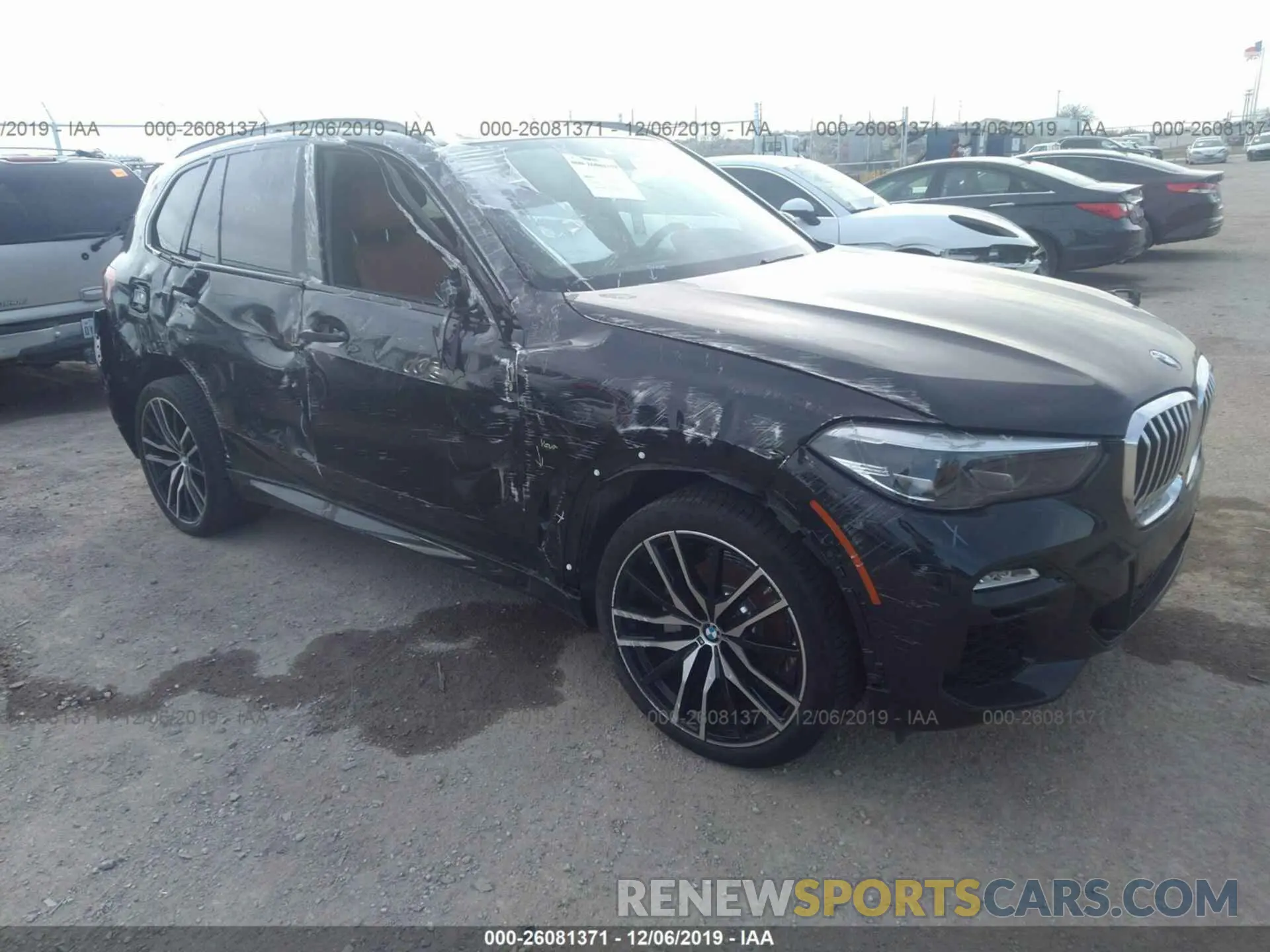 1 fotografías del automóvil dañado 5UXCR6C53KLL24234 BMW X5 2019