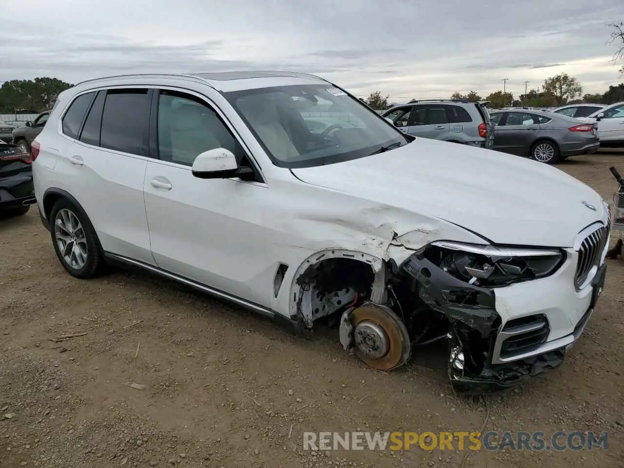4 fotografías del automóvil dañado 5UXCR6C53KLL36982 BMW X5 2019