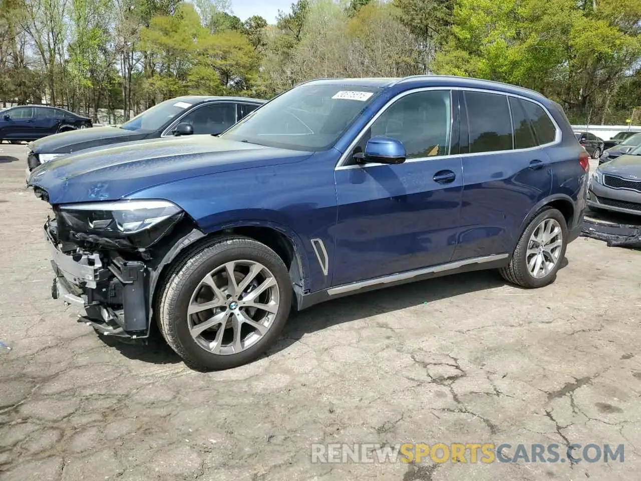 1 fotografías del automóvil dañado 5UXCR6C54KLL10598 BMW X5 2019