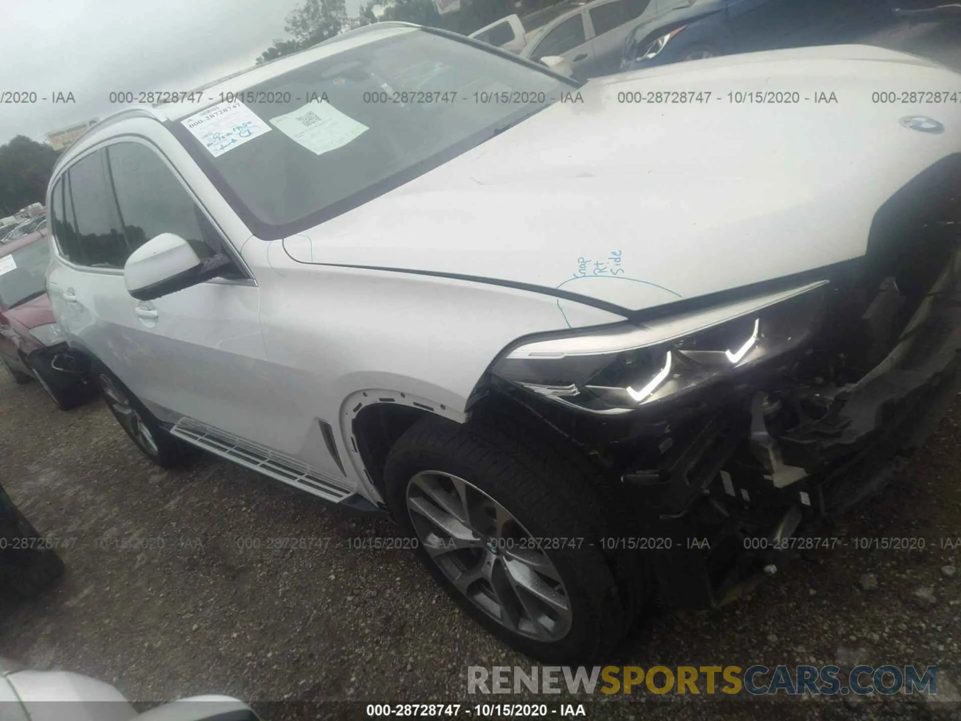 1 fotografías del automóvil dañado 5UXCR6C54KLL21388 BMW X5 2019