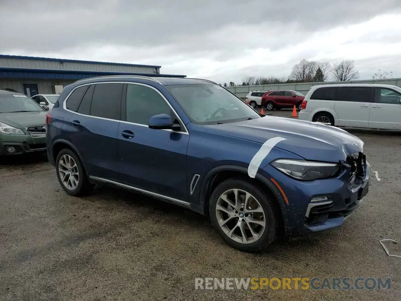 4 fotografías del automóvil dañado 5UXCR6C55KLL22047 BMW X5 2019