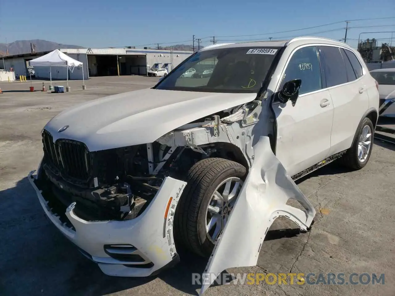 2 fotografías del automóvil dañado 5UXCR6C57KLL22115 BMW X5 2019