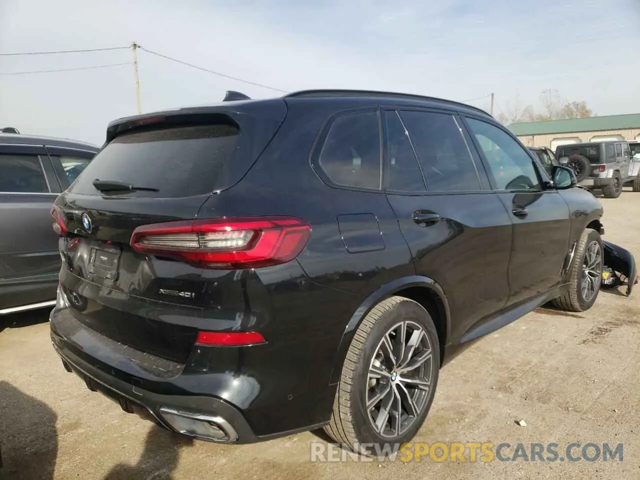 4 fotografías del automóvil dañado 5UXCR6C58KLL10510 BMW X5 2019