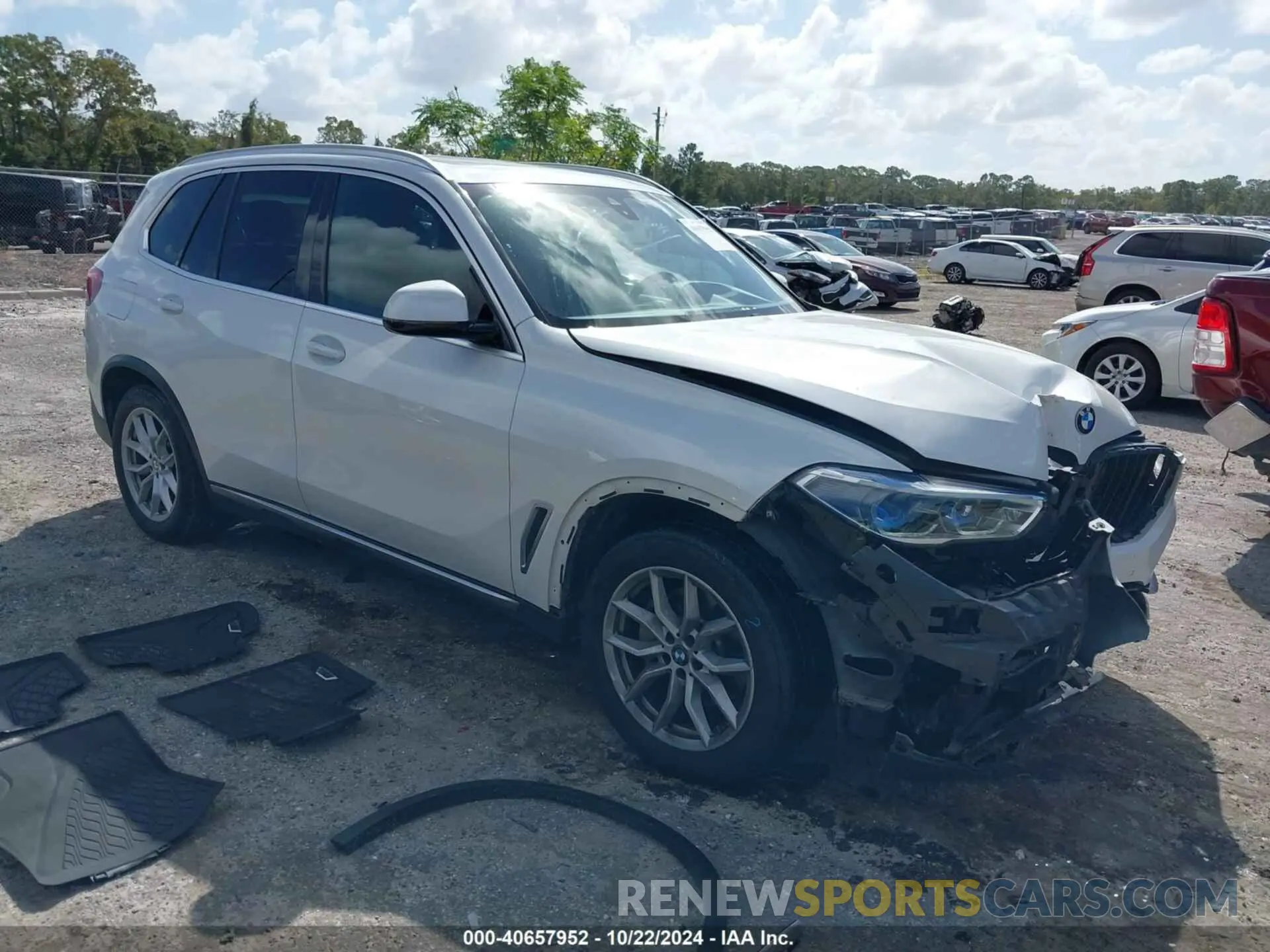 1 fotografías del automóvil dañado 5UXCR6C59KLL21645 BMW X5 2019