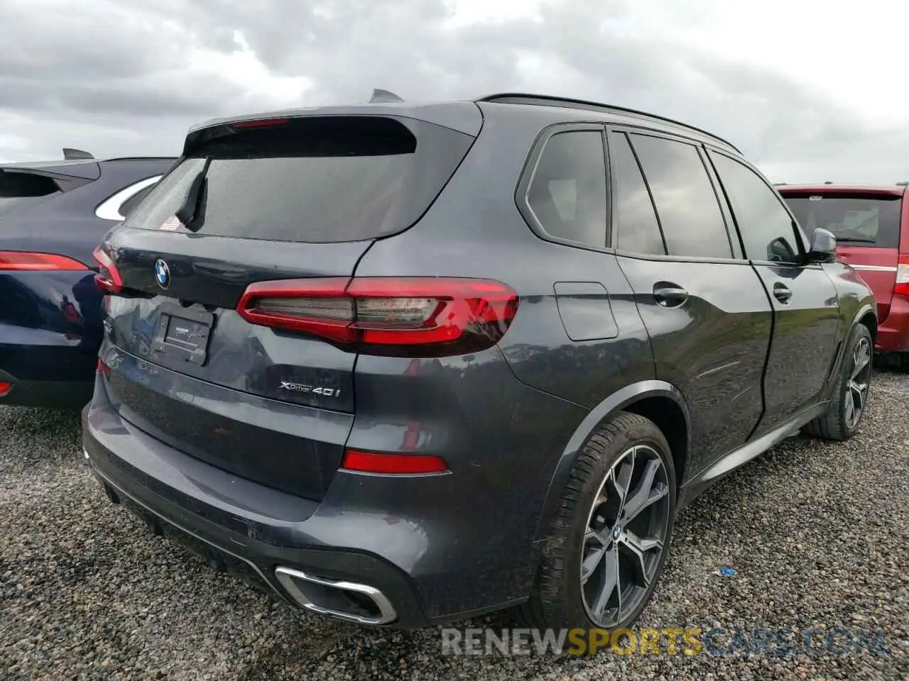 4 fotografías del automóvil dañado 5UXCR6C59KLL36565 BMW X5 2019
