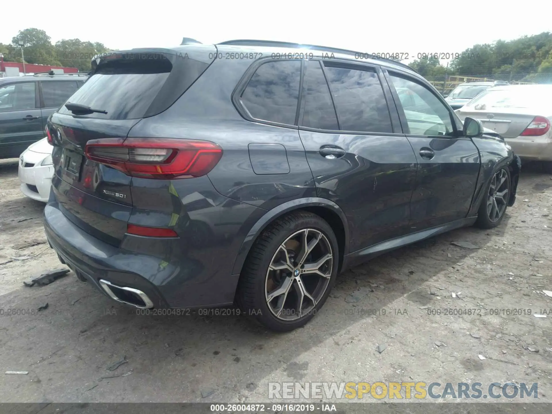 4 fotografías del automóvil dañado 5UXJU2C50KLN64422 BMW X5 2019