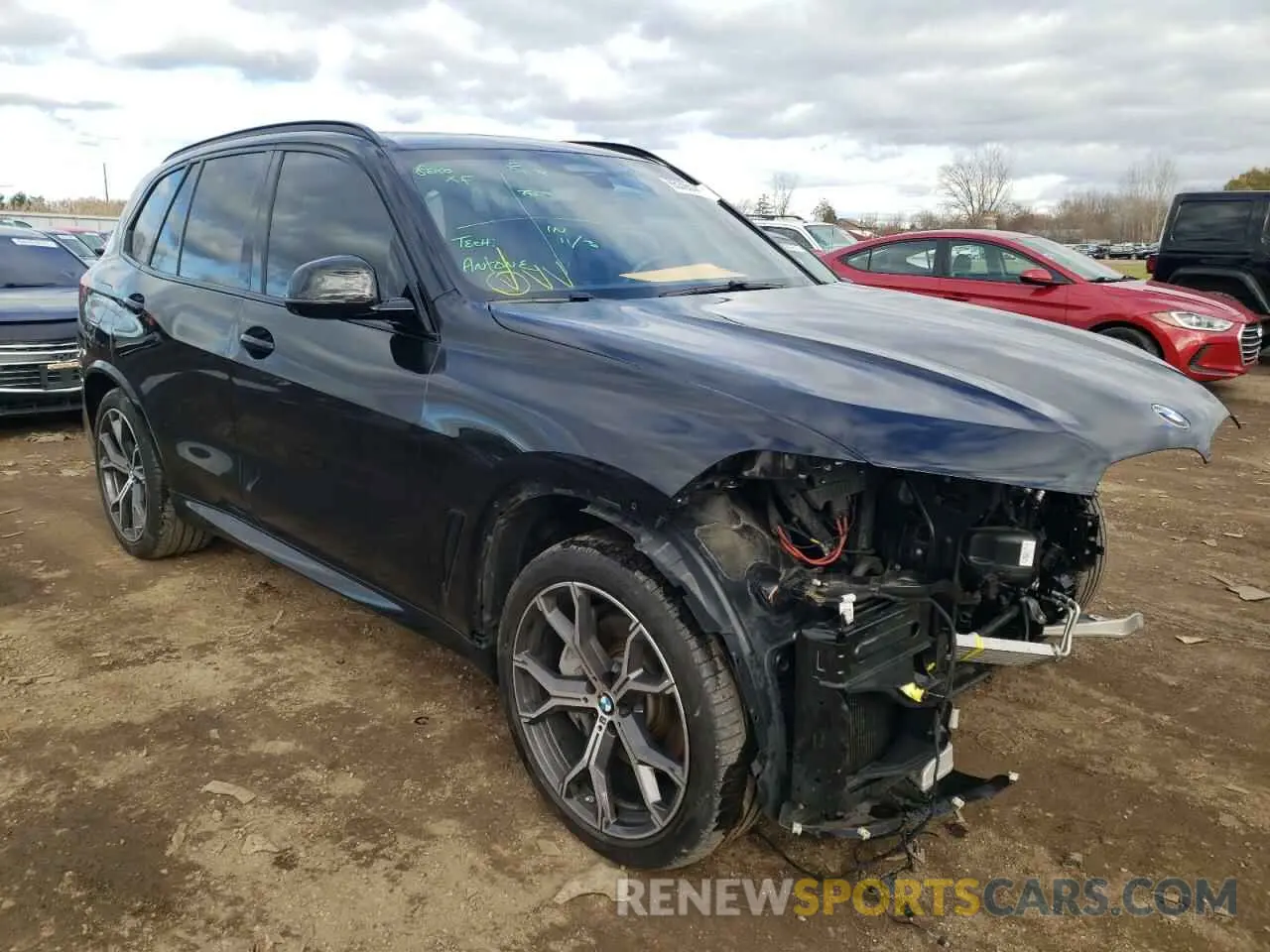 1 fotografías del automóvil dañado 5UXJU2C51KLN64753 BMW X5 2019