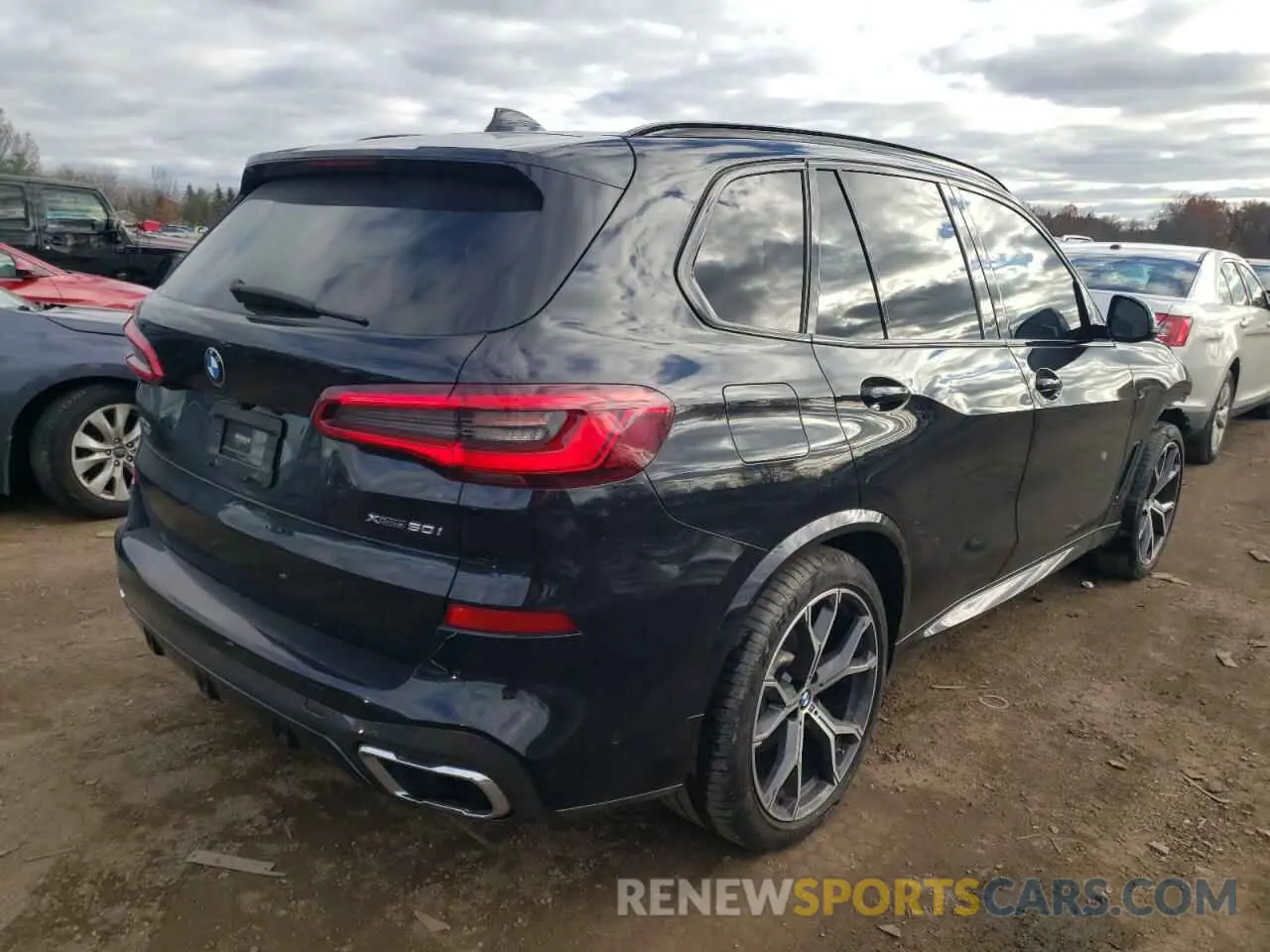 4 fotografías del automóvil dañado 5UXJU2C51KLN64753 BMW X5 2019