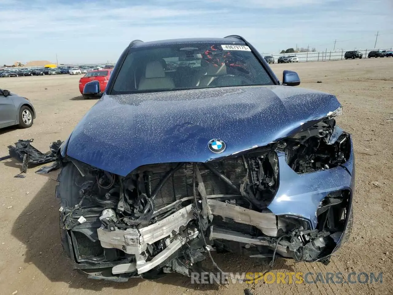 5 fotografías del automóvil dañado 5UXJU2C54KLN65654 BMW X5 2019