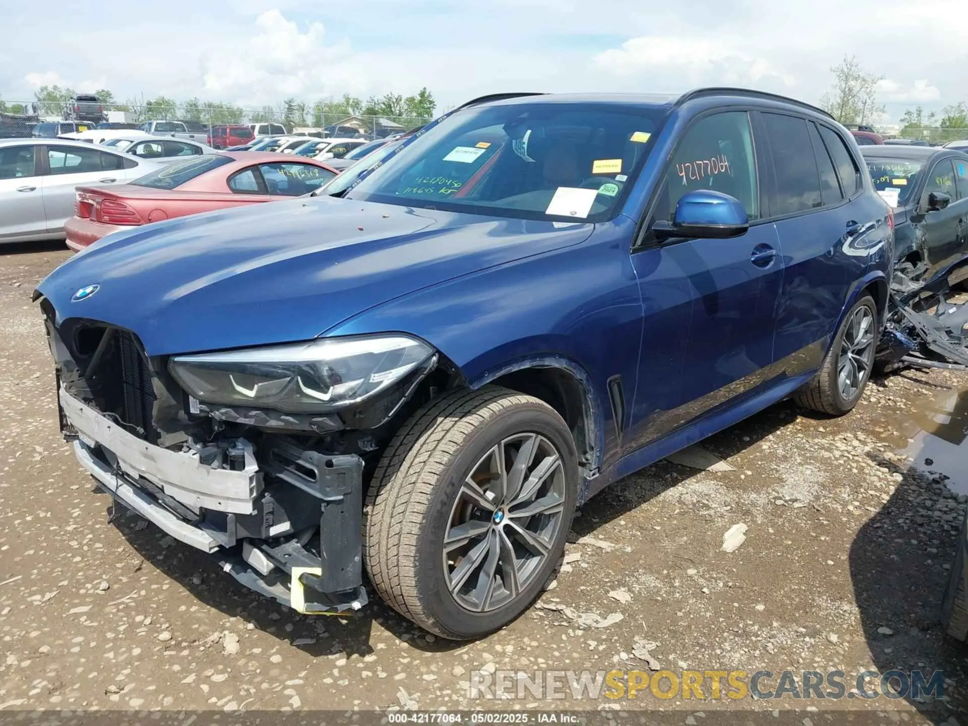 2 fotografías del automóvil dañado 5UXJU2C55KLN64657 BMW X5 2019